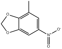 1,3-Benzodioxole, 4-methyl-6-nitro- Structure