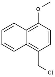 Naphthalene, 1-(chloromethyl)-4-methoxy-,72771-24-5,结构式