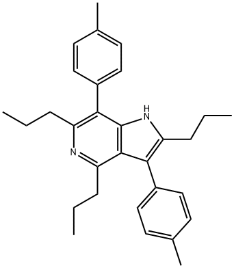 2,4,6-TRIISOPROPYL-3,7-DIP-TOLYL-1H-PYRROLO[3,2-C]PYRIDINE Structure