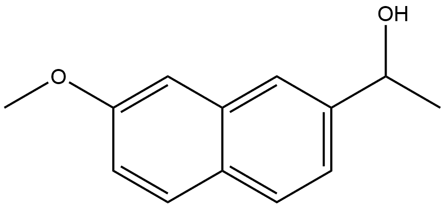 1-(7-methoxynaphthalen-2-yl)ethanol Struktur