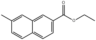 2-Naphthalenecarboxylic acid, 7-methyl-, ethyl ester Struktur