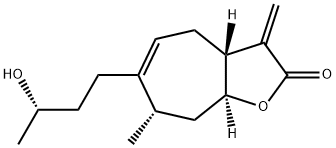 四氢银胶菊素,72843-22-2,结构式