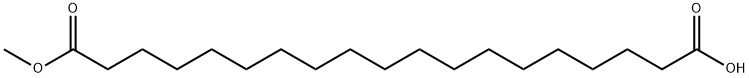 Nonadecan-1,19-disaeure-monomethylester, 72849-43-5, 结构式