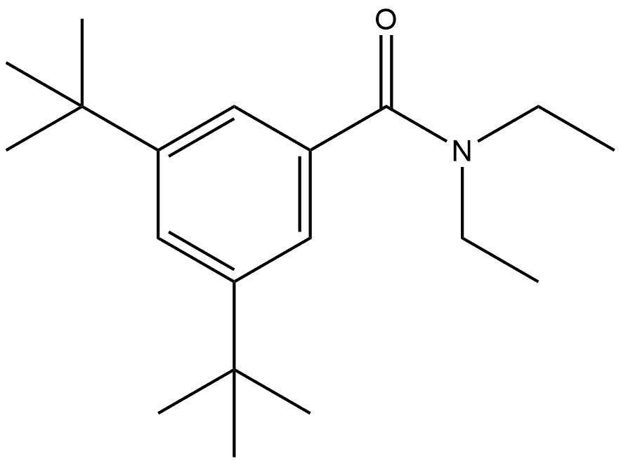 3,5-Bis(1,1-dimethylethyl)-N,N-diethylbenzamide Structure