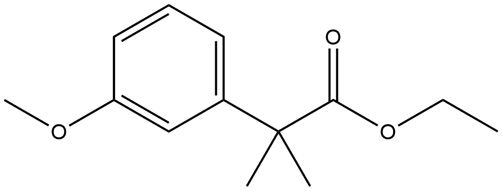 Benzeneacetic acid, 3-methoxy-α,α-dimethyl-, ethyl ester