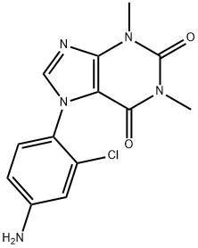 72898-65-8 7-(4-Amino-2-chlorophenyl)-1,3-dimethyl-1H-purine-2,6(3H,7H)-dione