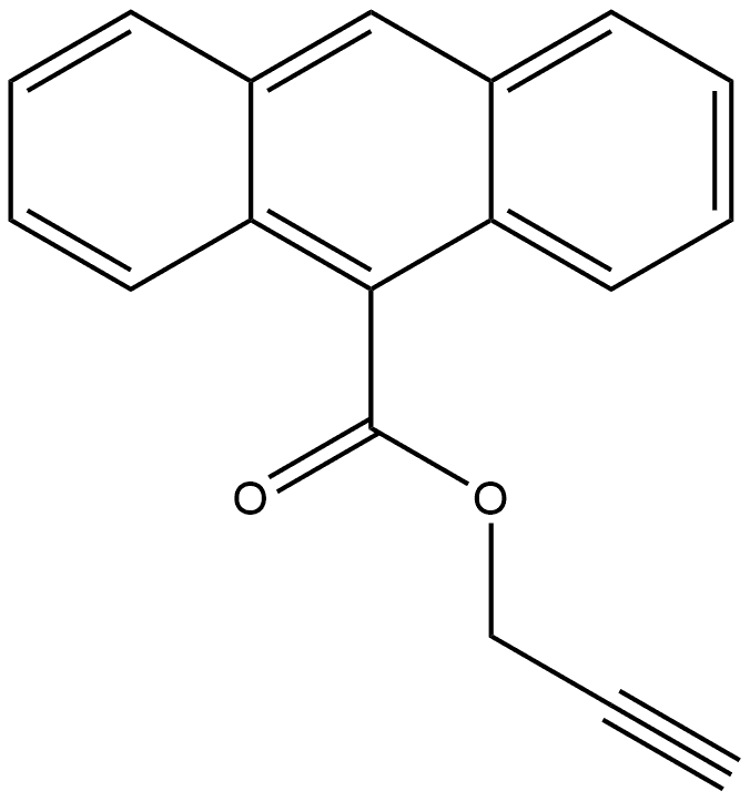 2-Propyn-1-yl 9-anthracenecarboxylate Structure