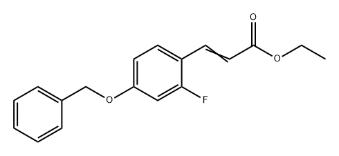 2-Propenoic acid, 3-[2-fluoro-4-(phenylmethoxy)phenyl]-, ethyl ester