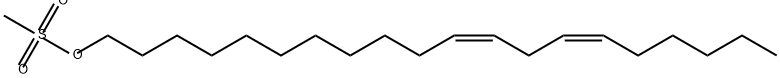 11,14-Eicosadienyl methane sulfonate Structure