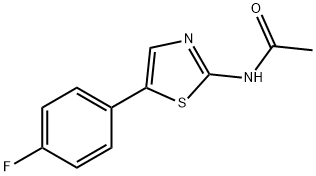 Acetamide, N-[5-(4-fluorophenyl)-2-thiazolyl]- Struktur