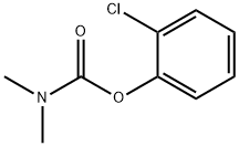 Carbamic acid, N,N-dimethyl-, 2-chlorophenyl ester Struktur