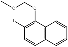 Naphthalene, 2-iodo-1-(methoxymethoxy)- Structure
