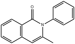 3-Methyl-2-phenylisoquinolin-1(2H)-one Struktur