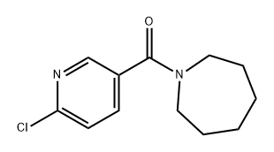 Methanone, (6-chloro-3-pyridinyl)(hexahydro-1H-azepin-1-yl)- Structure
