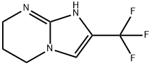 2-(Trifluoromethyl)-5,6,7,8-tetrahydroimidazo[1,2-a]pyrimidine 化学構造式