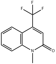 2(1H)-Quinolinone, 1-methyl-4-(trifluoromethyl)- Struktur