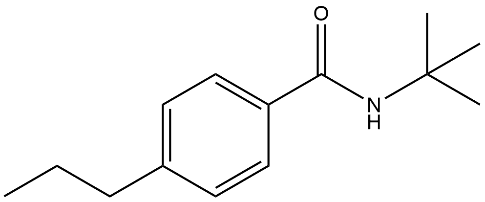 N-(1,1-Dimethylethyl)-4-propylbenzamide,732303-57-0,结构式