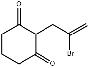 1,3-Cyclohexanedione, 2-(2-bromo-2-propen-1-yl)- Structure