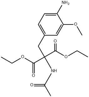 73368-44-2 Propanedioic acid, 2-(acetylamino)-2-[(4-amino-3-methoxyphenyl)methyl]-, 1,3-diethyl ester