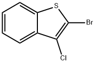 Benzo[b]thiophene, 2-bromo-3-chloro-,7342-84-9,结构式