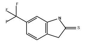 6-(三氟甲基)二氢吲哚-2-硫酮 结构式