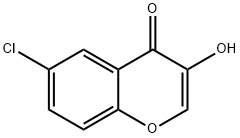 6-Chloro-3-hydroxy-4H-chromen-4-one 结构式