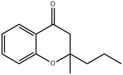 4H-1-Benzopyran-4-one, 2,3-dihydro-2-methyl-2-propyl- Structure