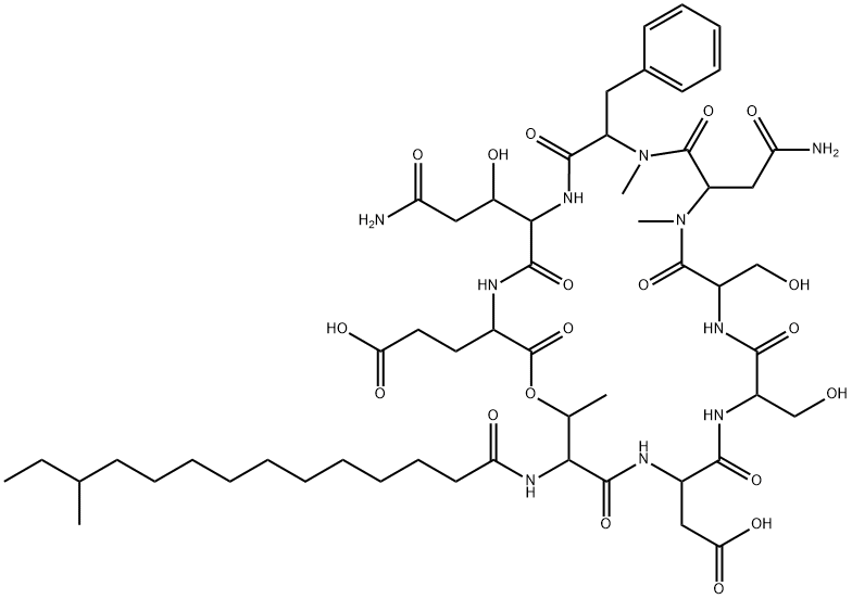 lipopeptin A Struktur