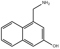 1-(Aminomethyl)-3-hydroxynaphthalene Structure