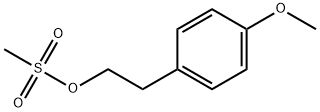 Benzeneethanol, 4-methoxy-, 1-methanesulfonate Structure