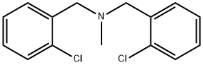 Benzenemethanamine, 2-chloro-N-[(2-chlorophenyl)methyl]-N-methyl-,7375-69-1,结构式