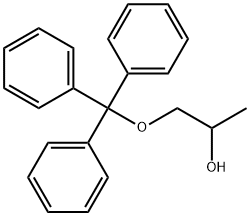 1-(三苯基甲氧基)-2-丙醇,7376-05-8,结构式