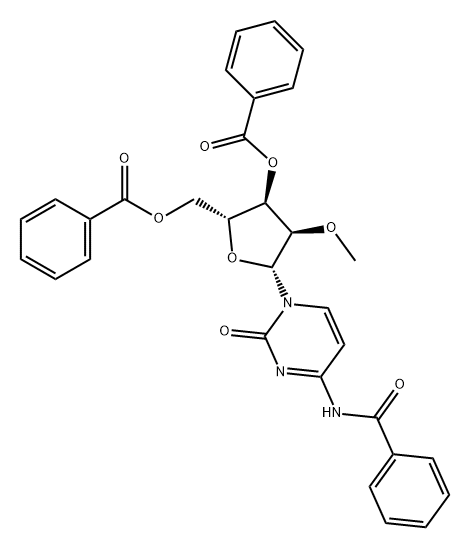 Cytidine, N-benzoyl-2'-O-methyl-, 3',5'-dibenzoate (9CI)