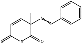 2,6(1H,3H)-Pyridinedione, 3-methyl-3-[(phenylmethylene)amino]-