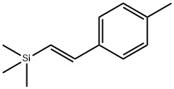 Benzene, 1-methyl-4-[(1E)-2-(trimethylsilyl)ethenyl]- Structure