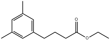 Ethyl 4-(3,5-dimethylphenyl)butanoate 结构式