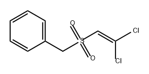 Benzene, [[(2,2-dichloroethenyl)sulfonyl]methyl]- 化学構造式