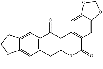 Bis[1,3]benzodioxolo[5,6-c:5',6'-g]azecine-5,14(6H,15H)-dione, 7,8-dihydro-6-methyl-