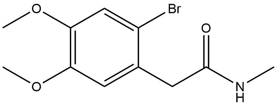 74064-27-0 2-(2-bromo-4,5-dimethoxyphenyl)-n-methylacetamide