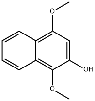 2-Naphthalenol, 1,4-dimethoxy-,74097-20-4,结构式