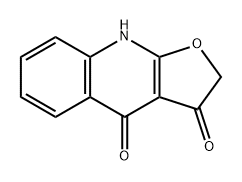 Furo[2,3-b]quinoline-3,4(2H,9H)-dione 结构式