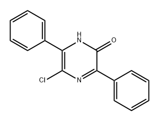 2(1H)-Pyrazinone, 5-chloro-3,6-diphenyl- Structure