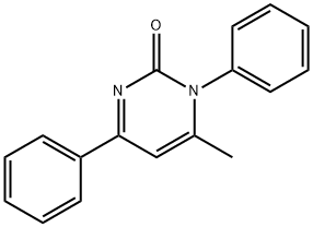 2(1H)-Pyrimidinone, 6-methyl-1,4-diphenyl- Structure