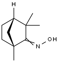 Bicyclo[2.2.1]heptan-2-one, 1,3,3-trimethyl-, oxime, (1R,4S)- Struktur