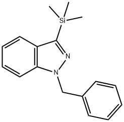 1H-Indazole, 1-(phenylmethyl)-3-(trimethylsilyl)-