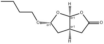 Furo[2,3-b]furan-2(3H)-one, 5-butoxytetrahydro-, (3aR,5R,6aS)-rel- (9CI) 化学構造式