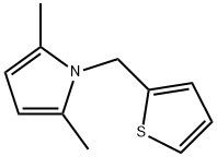 1H-Pyrrole, 2,5-dimethyl-1-(2-thienylmethyl)- Structure