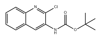 (2-氯喹啉-3-基)氨基甲酸叔丁酯,742698-74-4,结构式