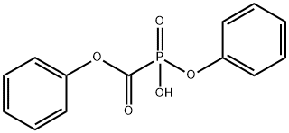 Phosphinecarboxylic acid, hydroxyphenoxy-, phenyl ester, oxide Structure