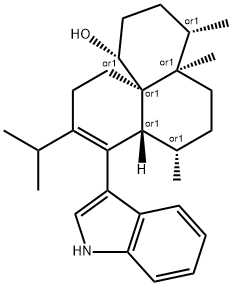 AFLAVININE Structure